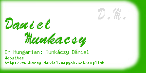 daniel munkacsy business card